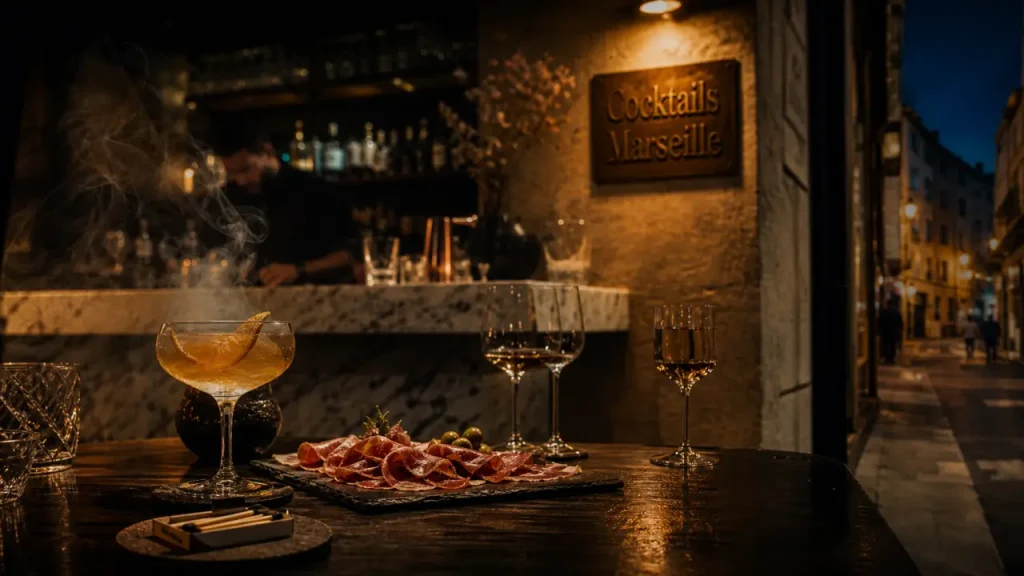 Bar a cocktail marseille, cocktail fumé et ambiance quartiers