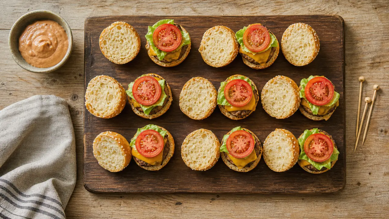 24 mini burgers apéro moelleux : recette, quantités et anti-pain détrempé