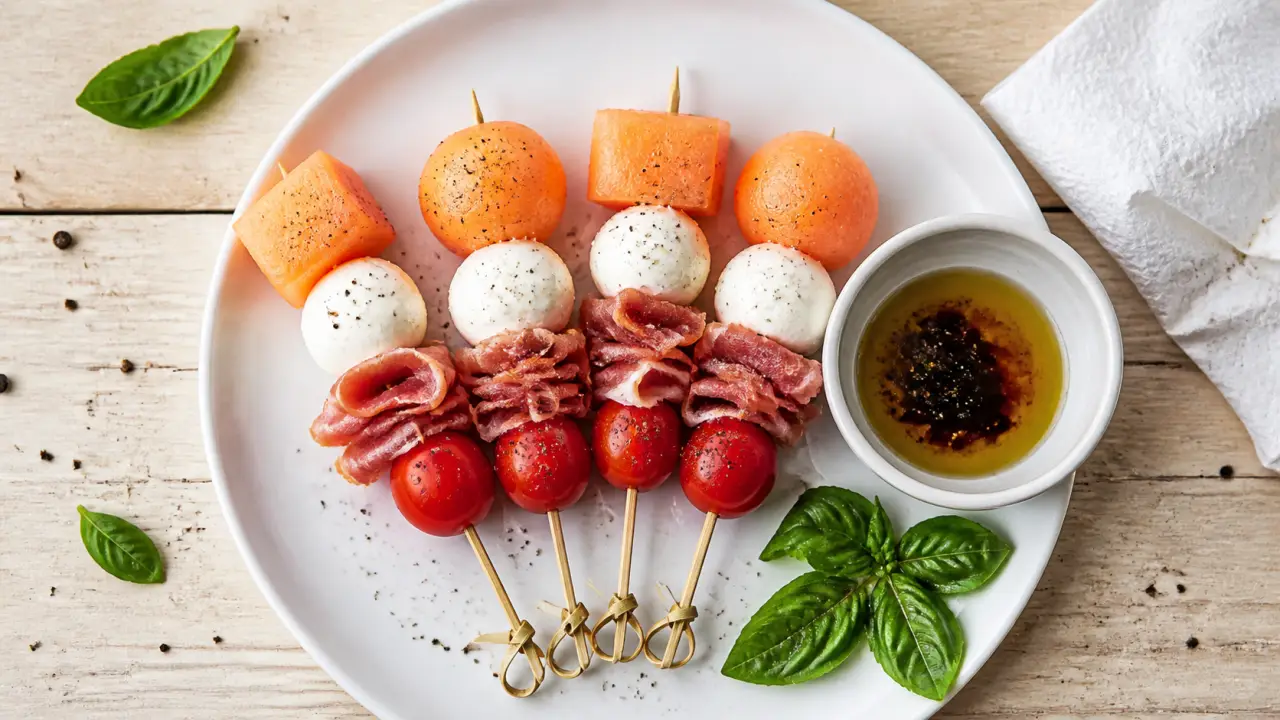 Brochette pour apéritif : 4 familles d’idées et une recette prête en 15 minutes