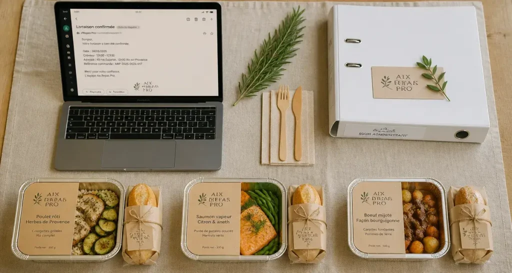 Plateaux repas aix en provence pour entreprises : livraison sur site