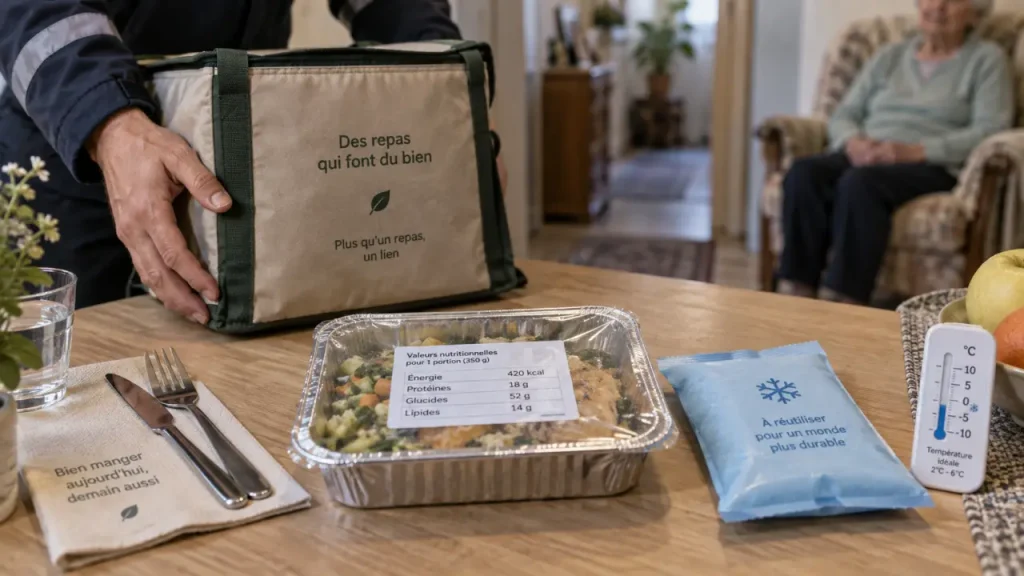 Repas a domicile aix en provence : plateau livré